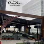 modular motorized terrace awning for restaurants and cafés