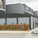 modular motorized terrace awning for restaurants and cafés