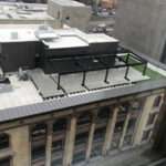 modular motorized terrace awning for restaurants and cafés