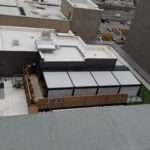 modular motorized terrace awning for restaurants and cafés