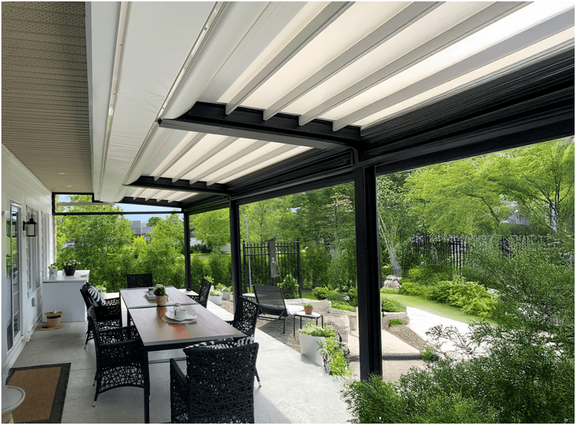 pergola à toit rétractable,
