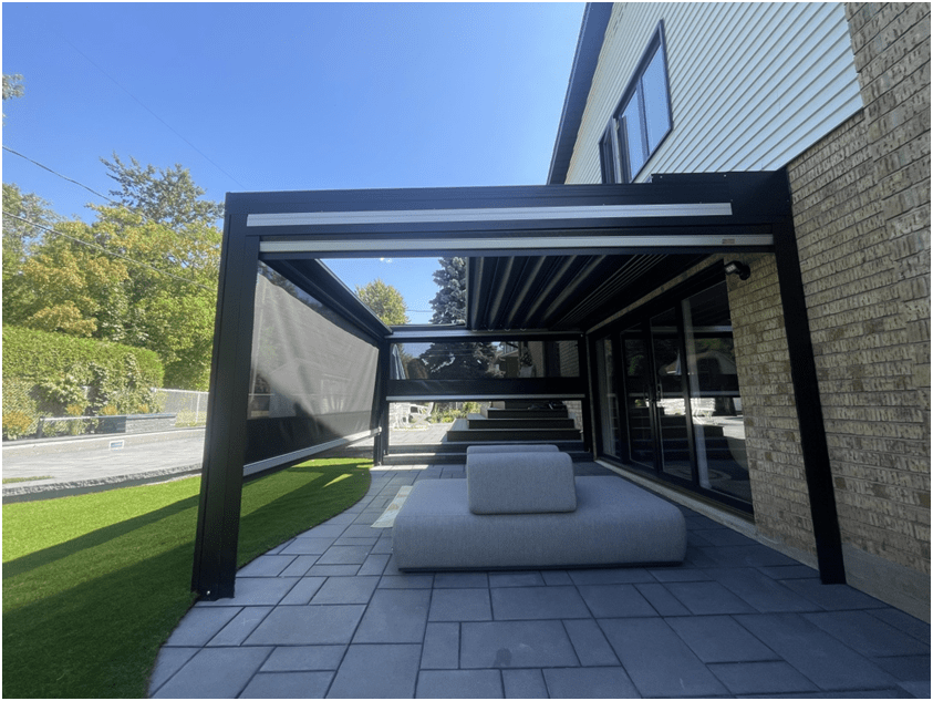Pergola rétractable vivace